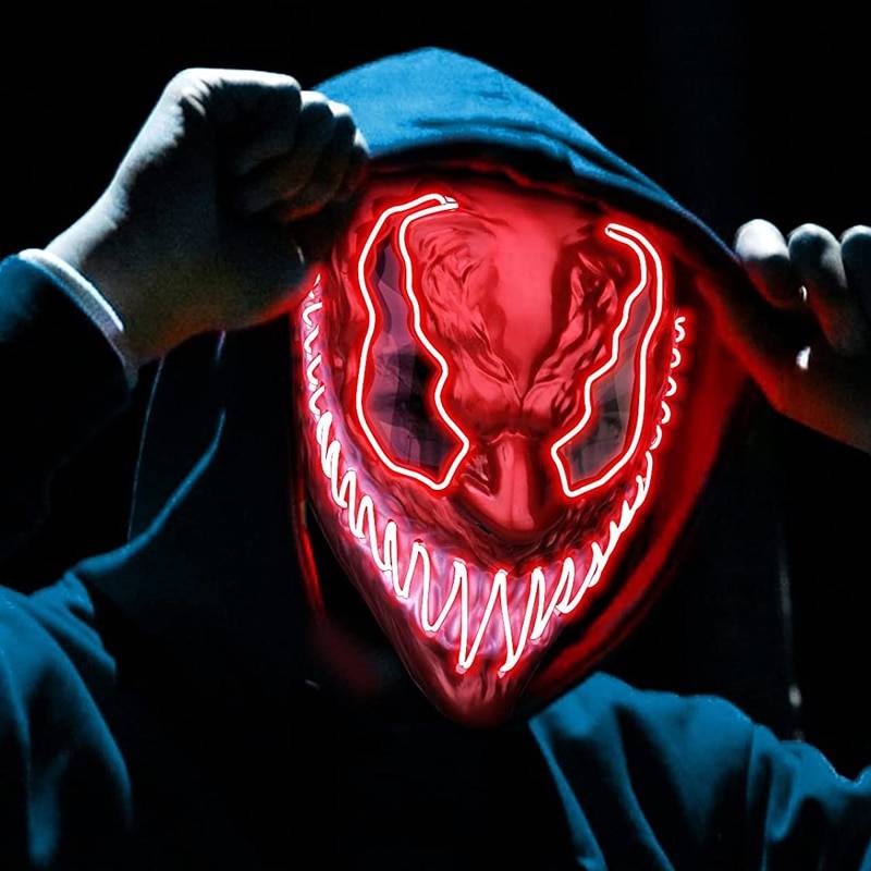 Masque Venom lumineux