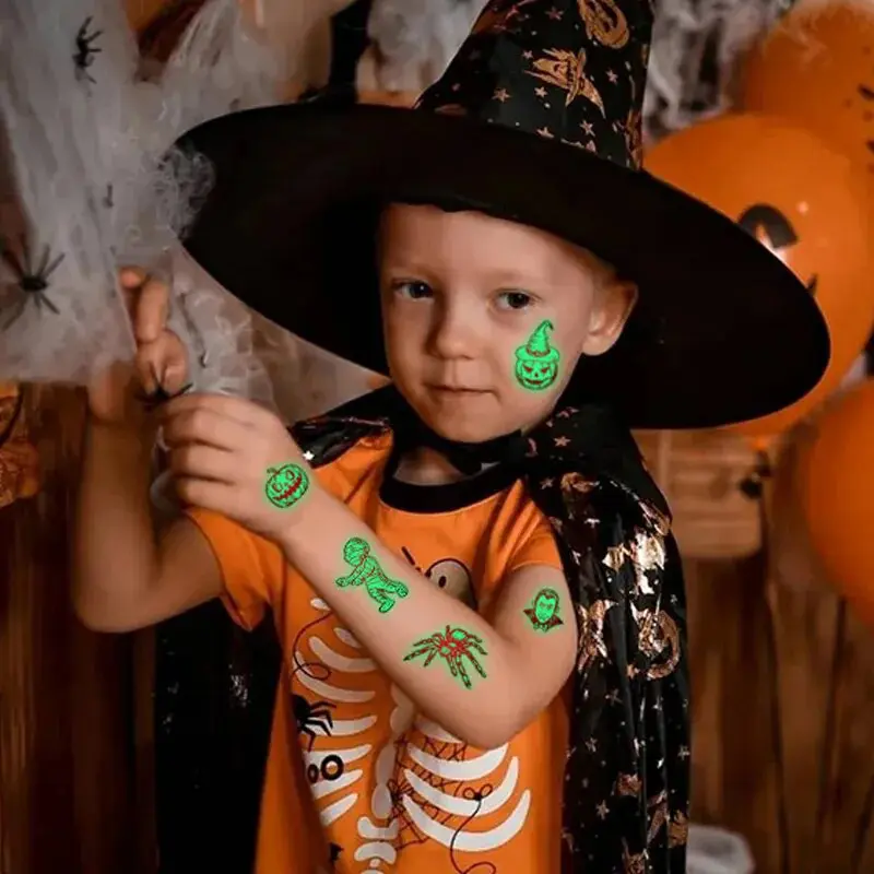 Tatouage d’Halloween autocollant pour enfants