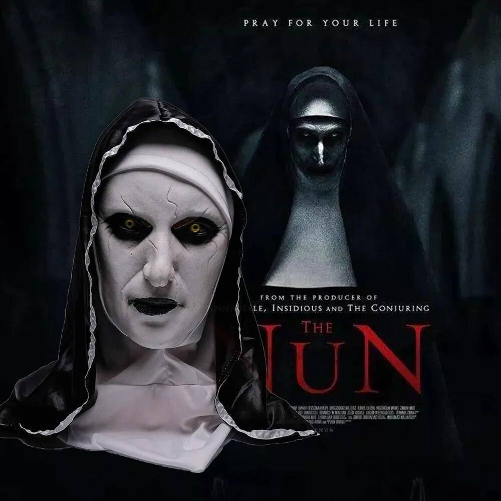 Masque de Nonne avec capuchon