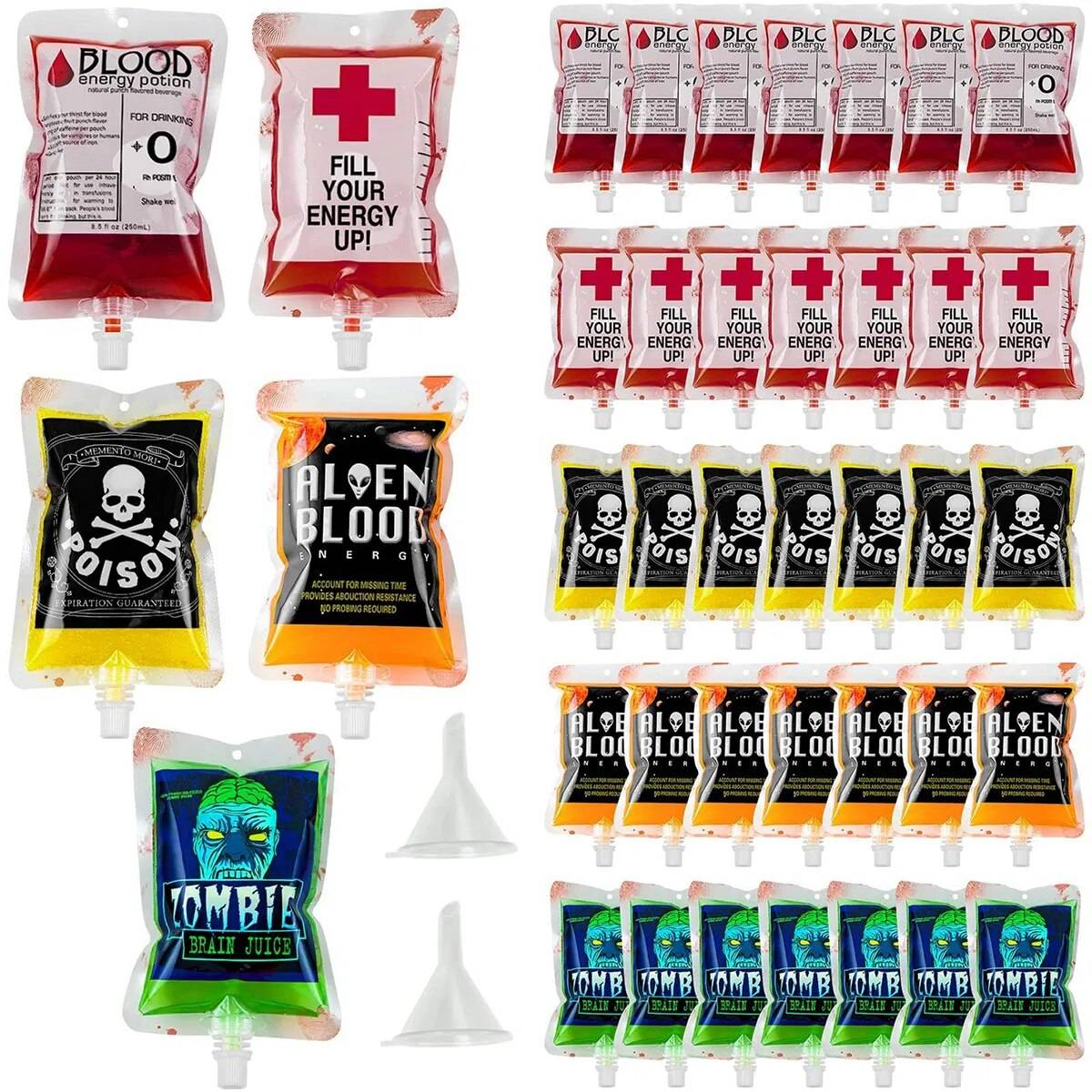 Kit de Faux Sang Halloween, Blessure Halloween Tatouages, Halloween Fake Blood Effets Spéciaux Réaliste, Faux Sang Pour Effets Spéciaux, Halloween