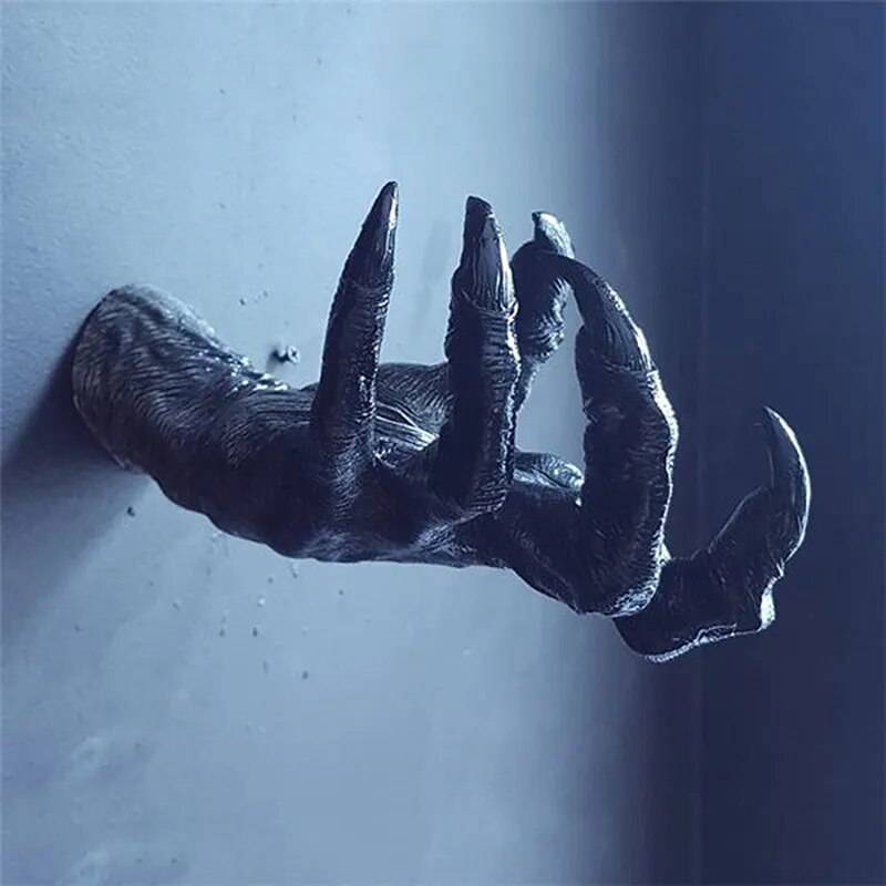 Main de sorcière à accrocher au mur