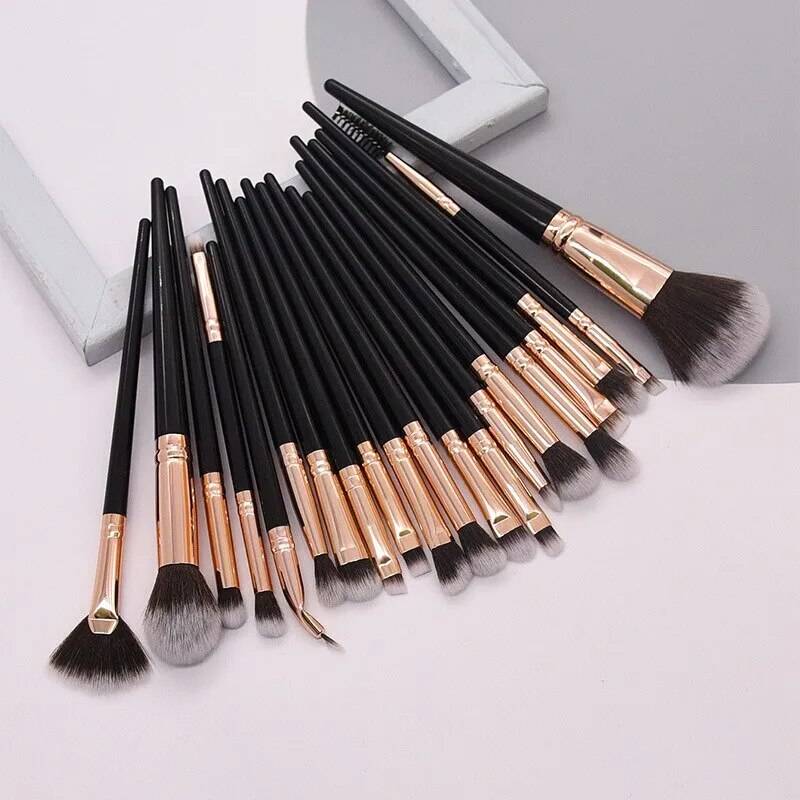 Pinceaux de maquillage professionnel, 20 pièces