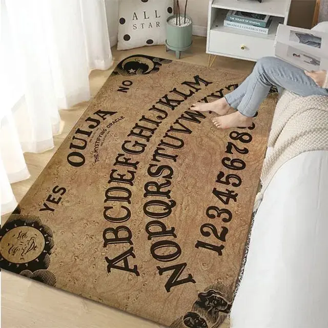Tapis en forme de planche Ouija